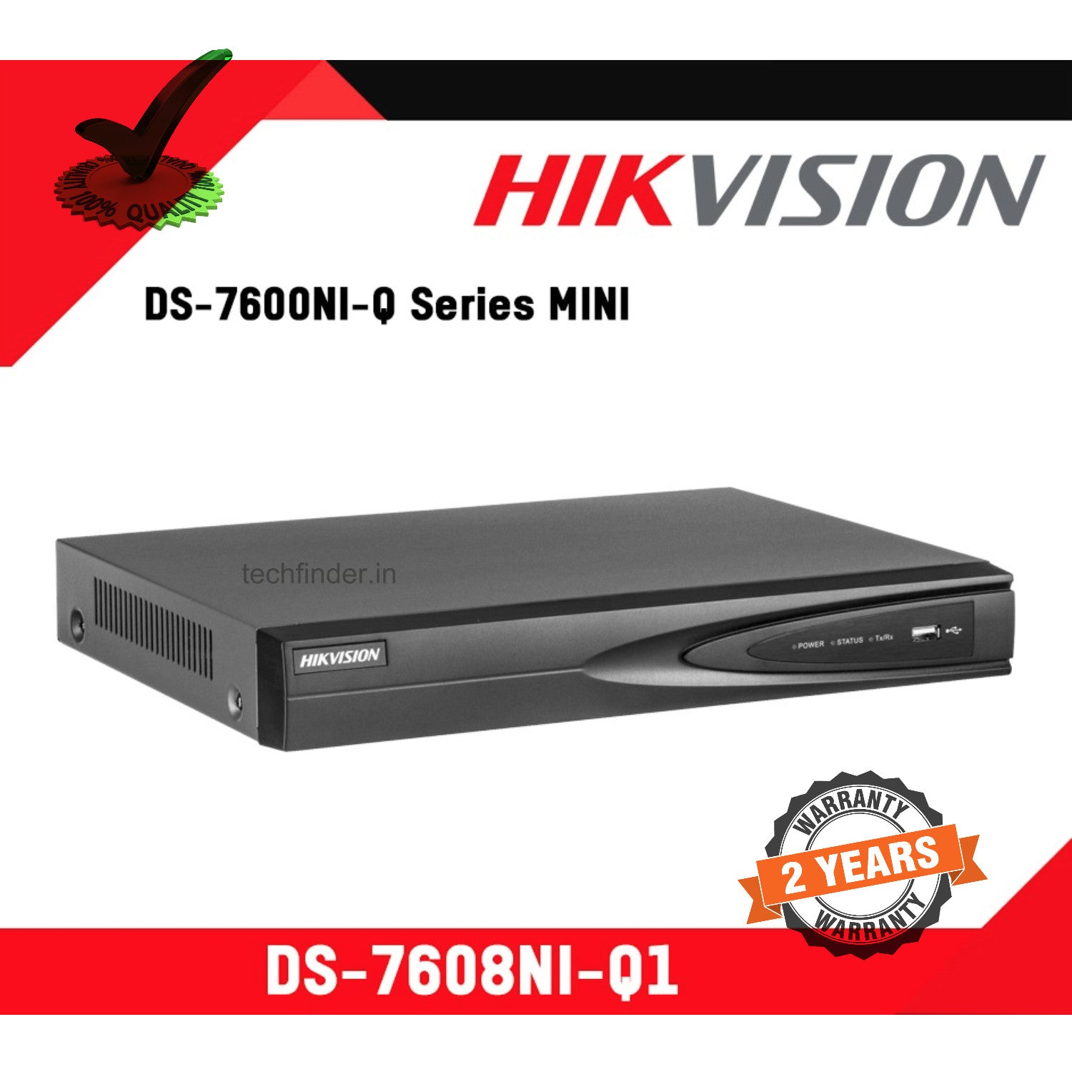 Hikvision DS-7608NI-Q1 Series 8ch 4k Nvr
