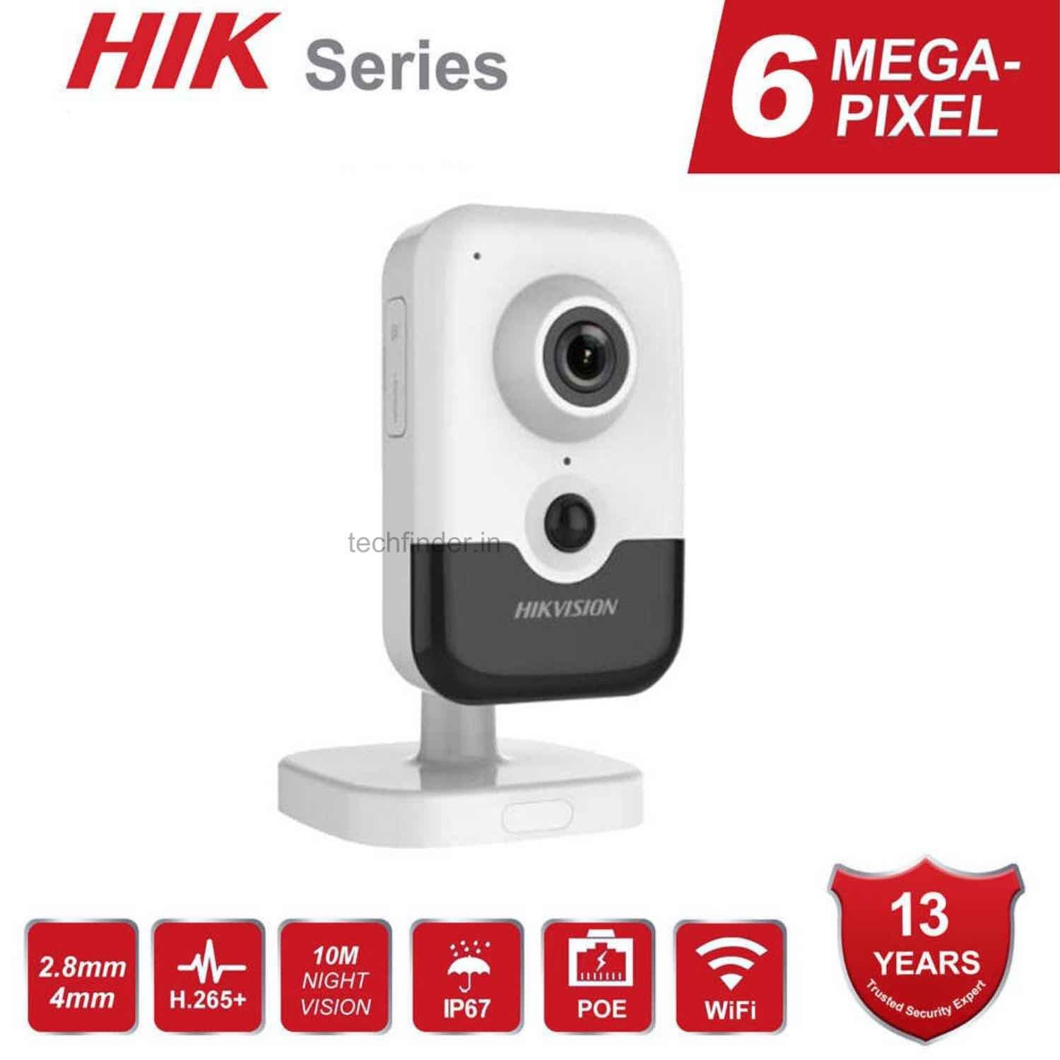 Hikvision DS-2CD2463G0-I(W) 6MP IR Wi-Fi Fixed Cube Network Ip Camera