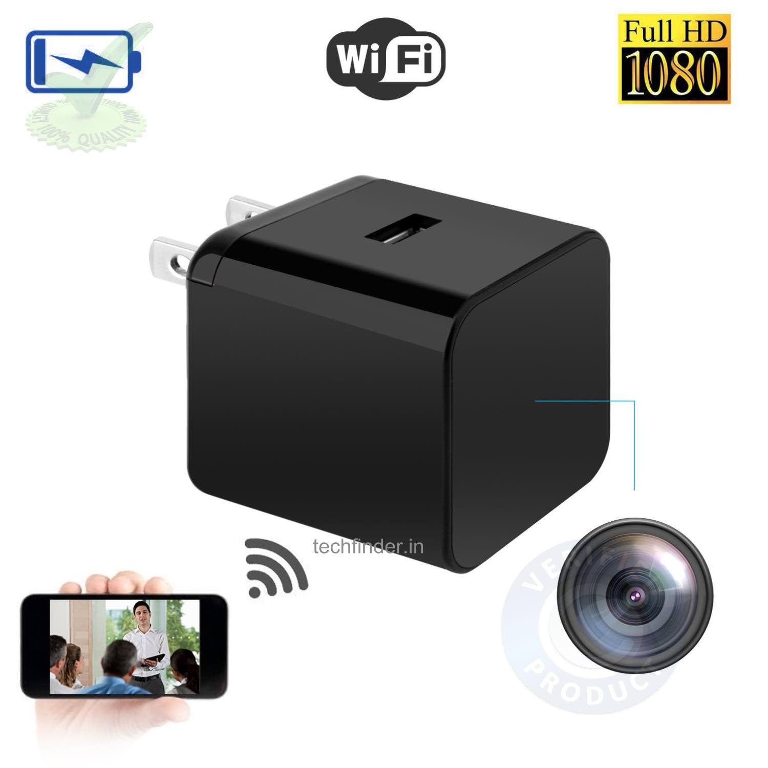 4k Wi-Fi Spy Hidden Camera with Recorder in Charging Adaptor