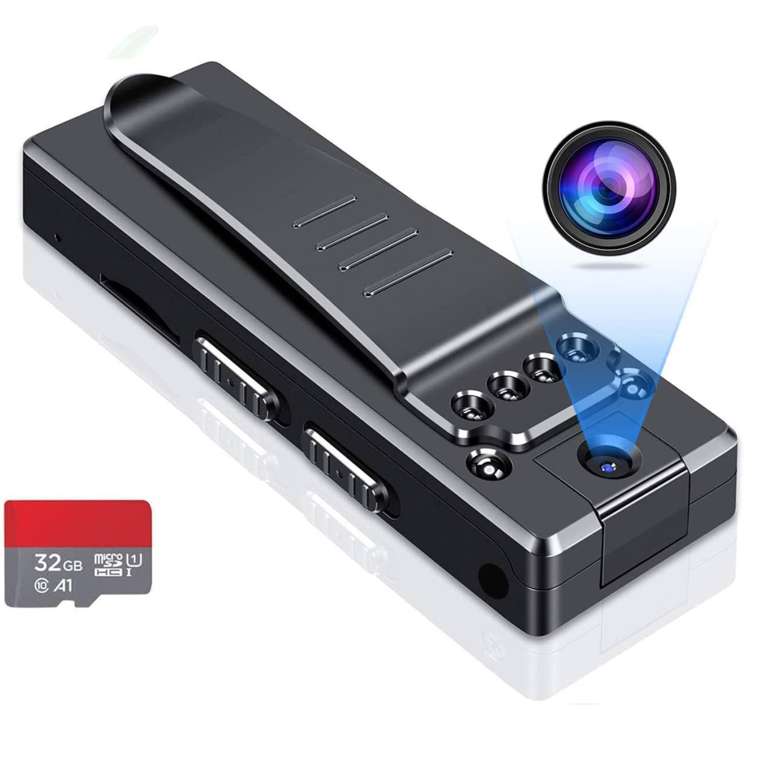 4K FHD High Resolution Wearable Mini Hidden Portable Spy Camera