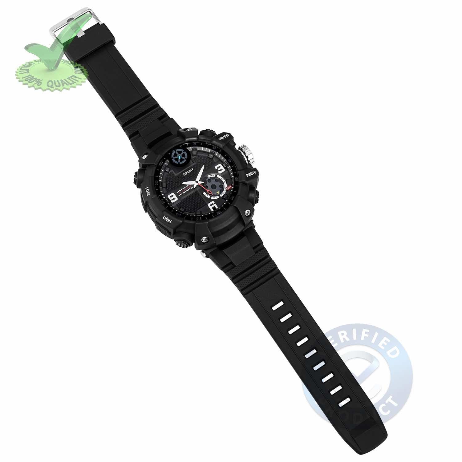 Hidden Secret Spy Camera with Recorder in 32GB Wifi Wrist Watch