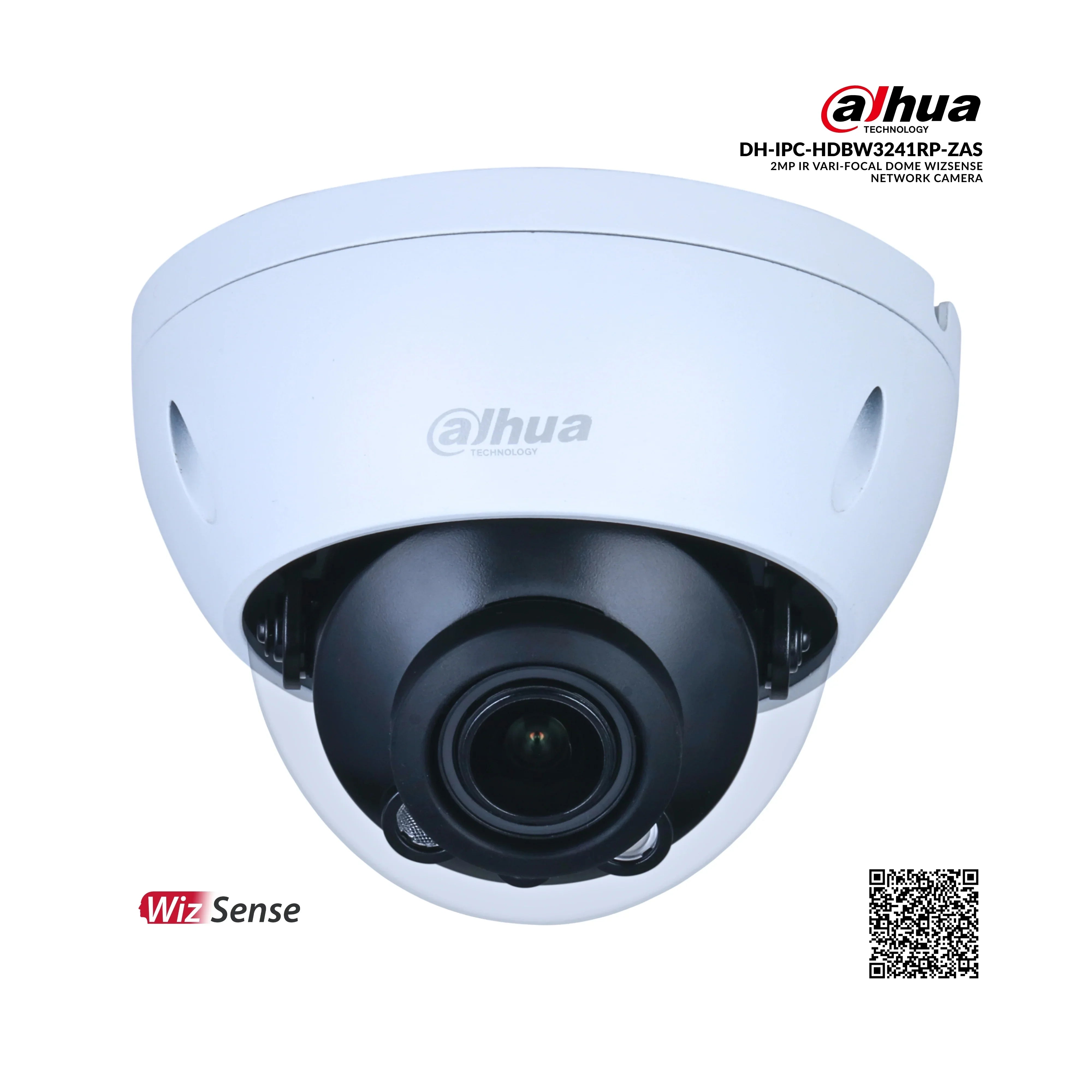 DAHUA DH-IPC-HDBW3241R-ZAS 2MP IR 2.7-13.5MM VARIFOCAL IP DOME CAMERA ...