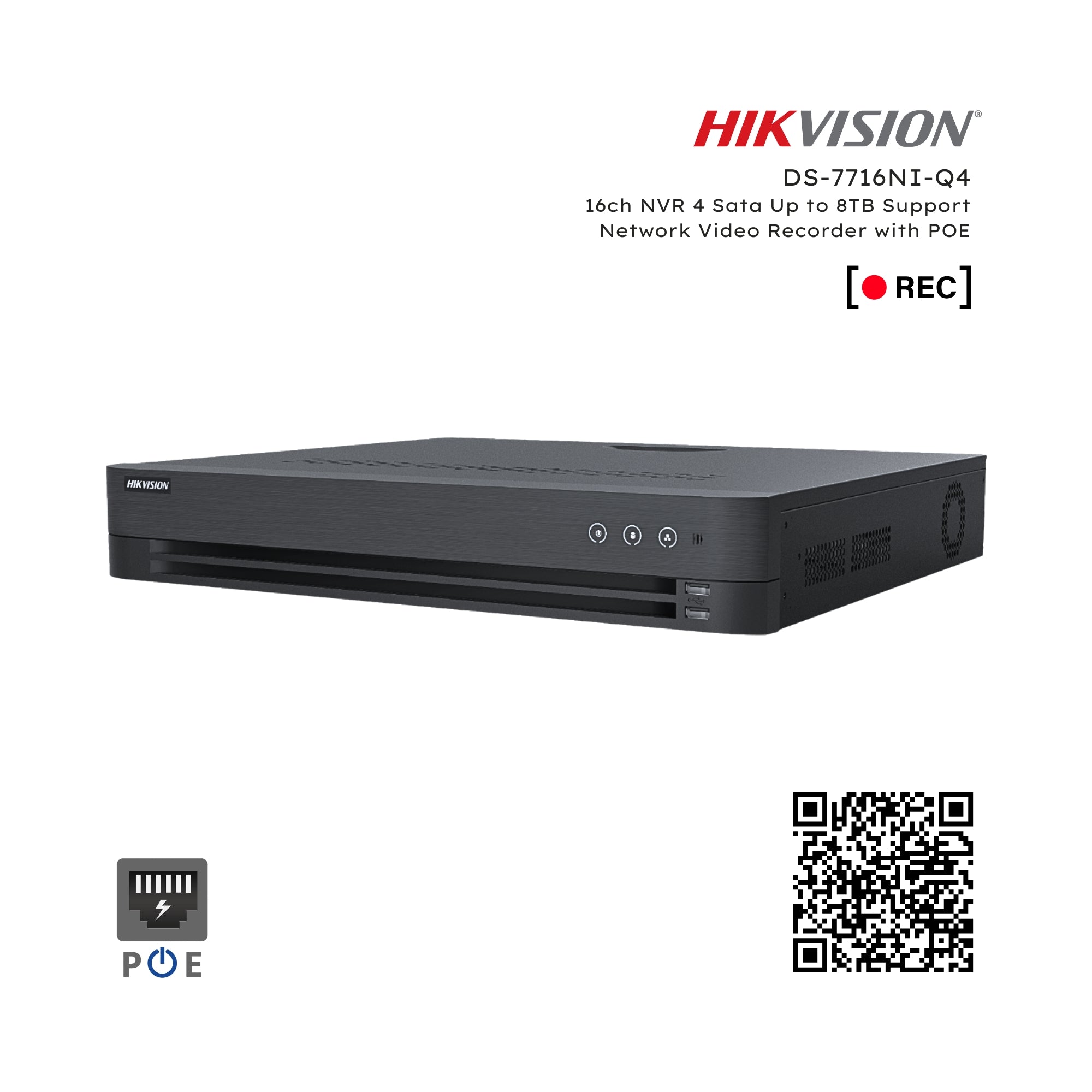 Hikvision DS-7716NI-Q4 16Ch HD NVR