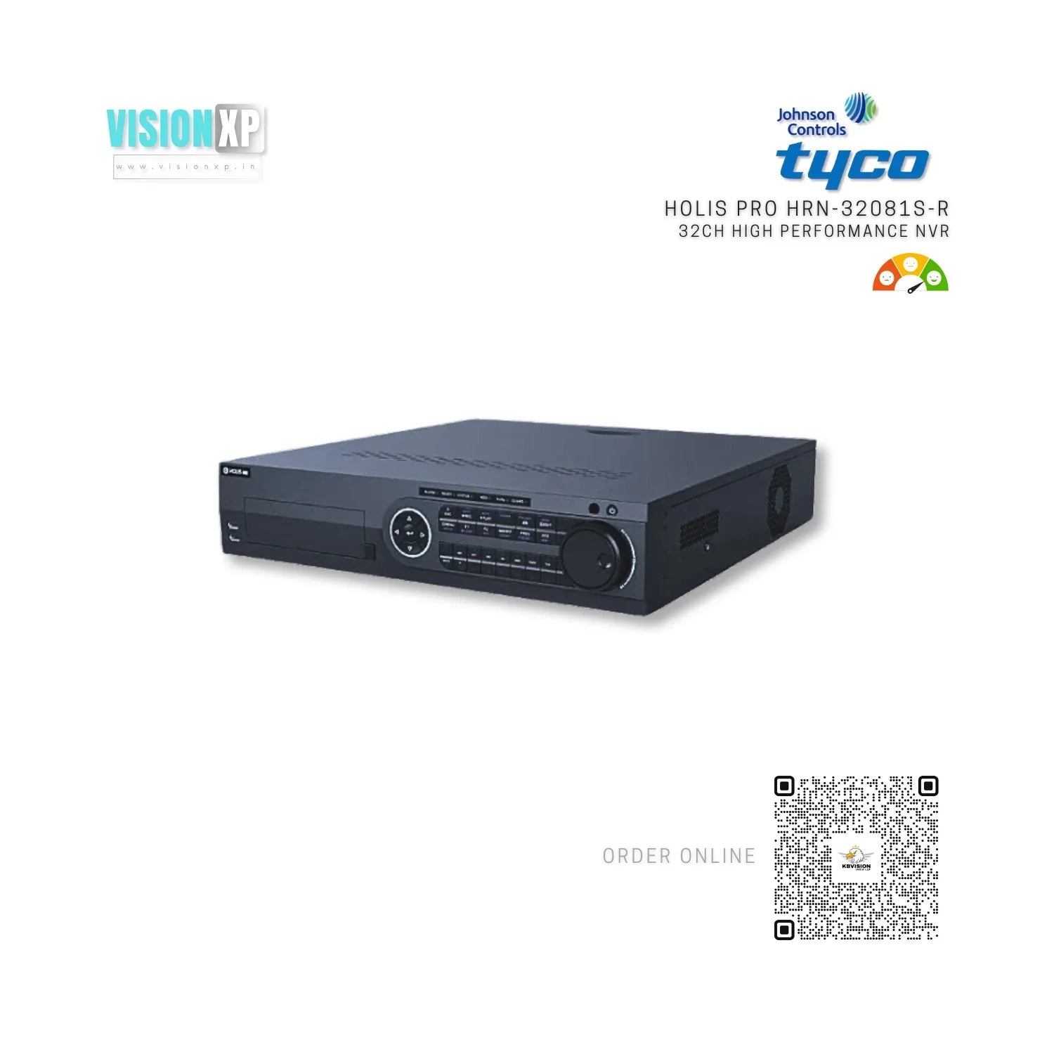 Holis Camera Holis Pro HRN-32081S-R 32CH High Performance Network Video Recorder ...