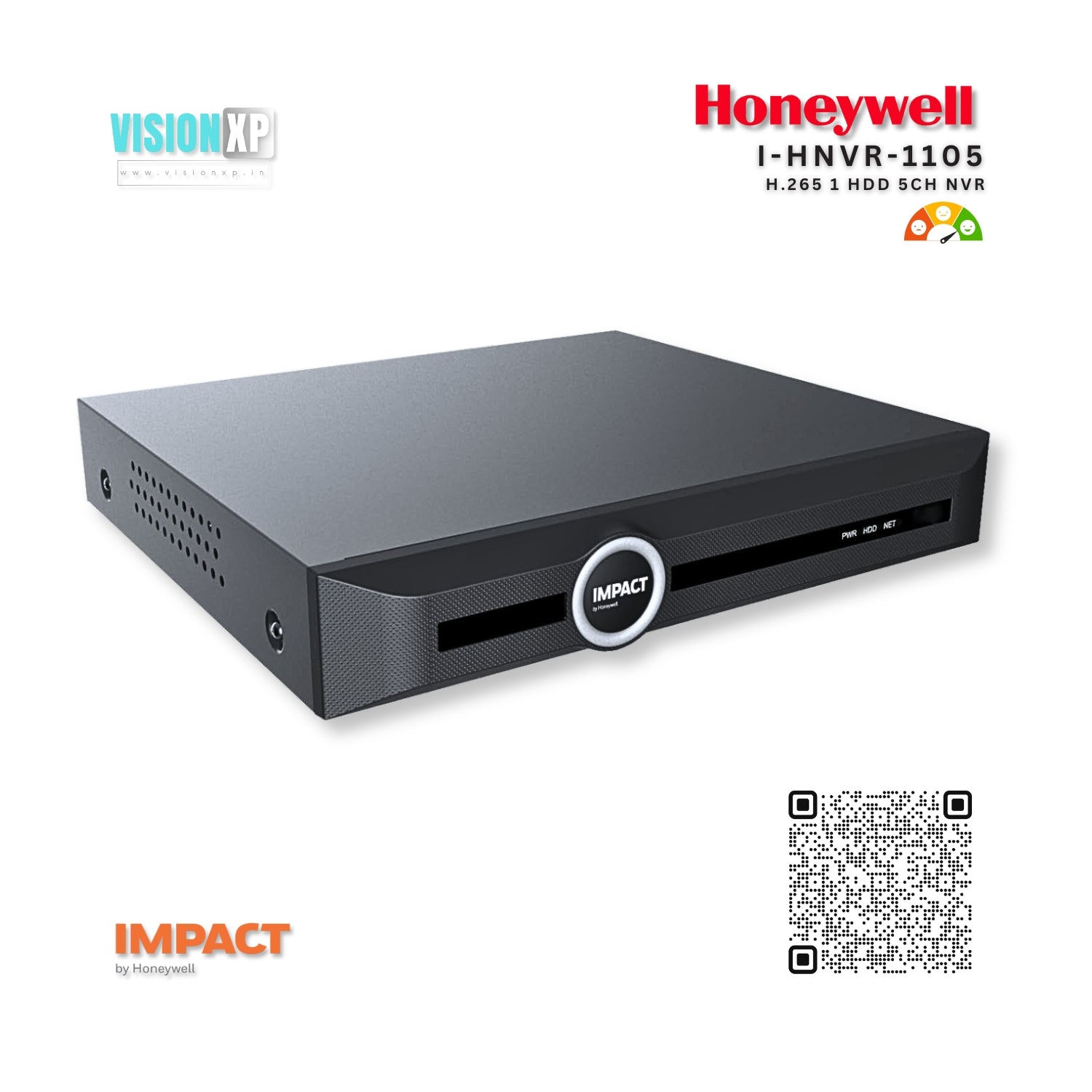 Honeywell Impact I-HNVR-1105 H.265 1 HDD 5ch NVR