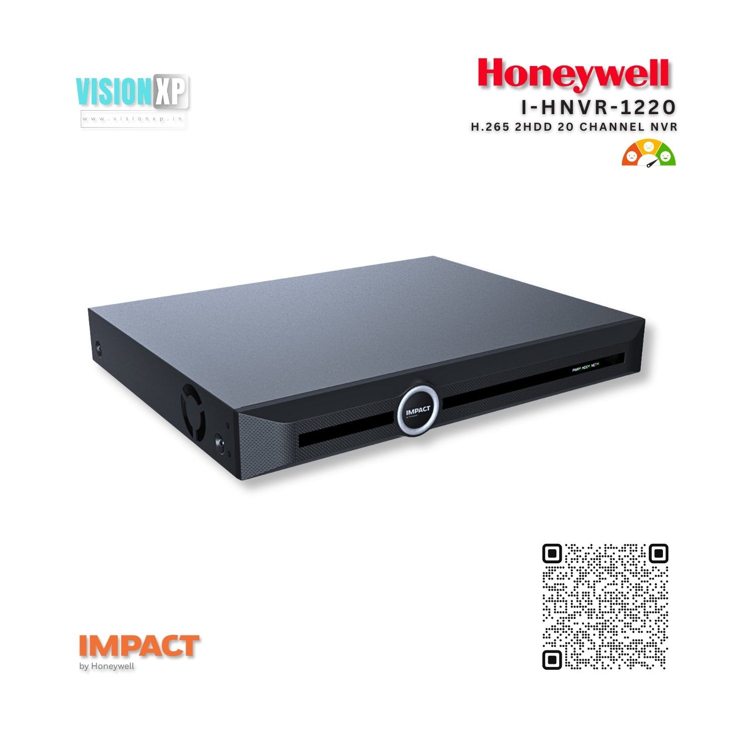 Honeywell Impact I-HNVR-1220 H.265 2HDD 20ch NVR