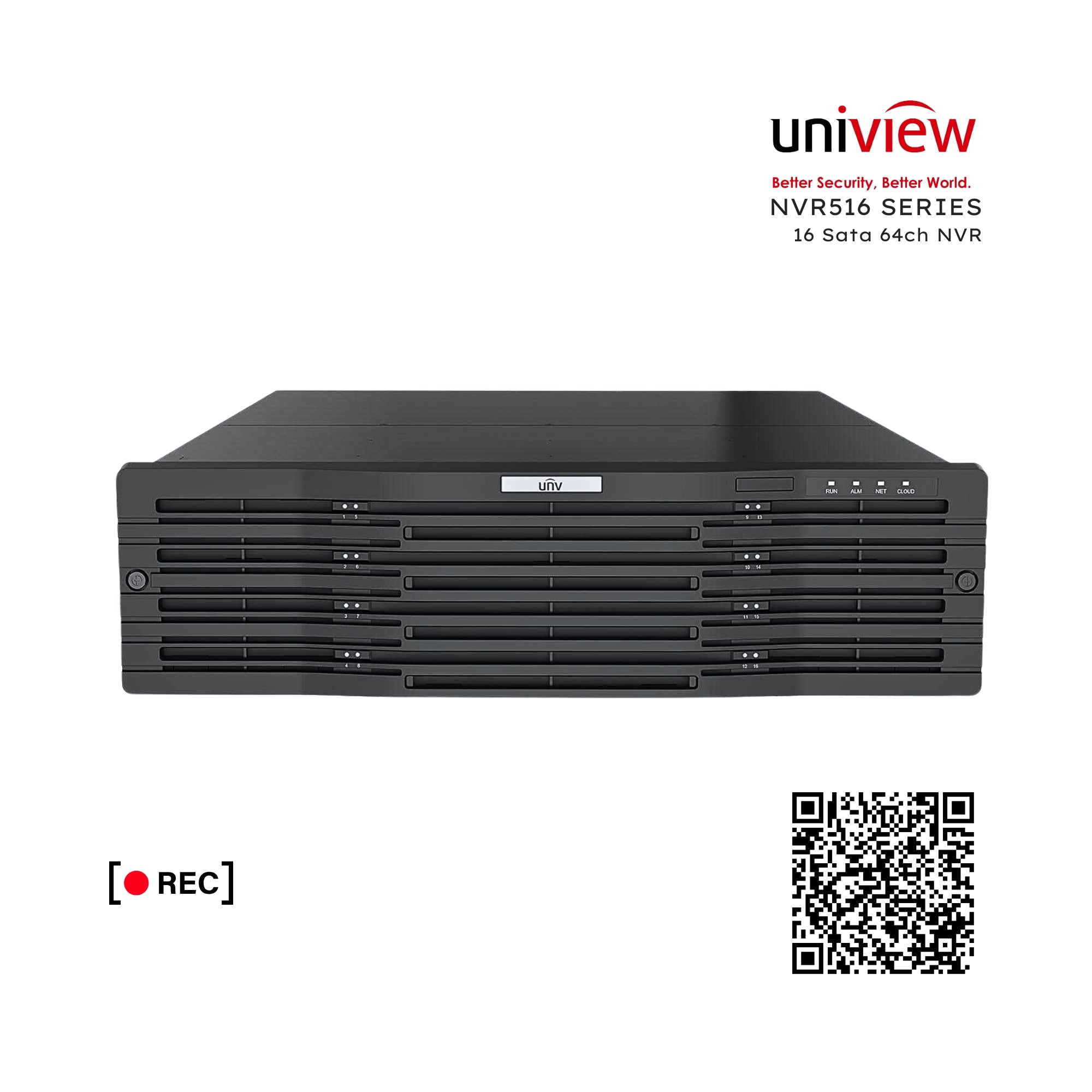 Uniview NVR516 Series 64Ch Network Video Recorder NVR