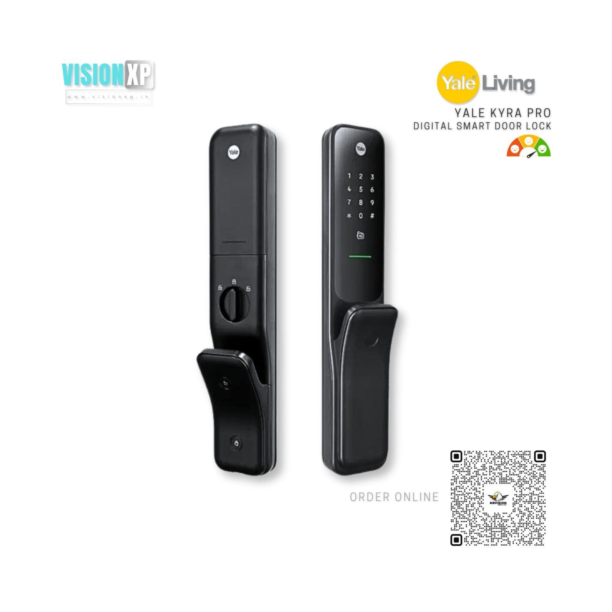 Yale Kyra Pro Push Pull  Mortise Digital Smart Door Lock