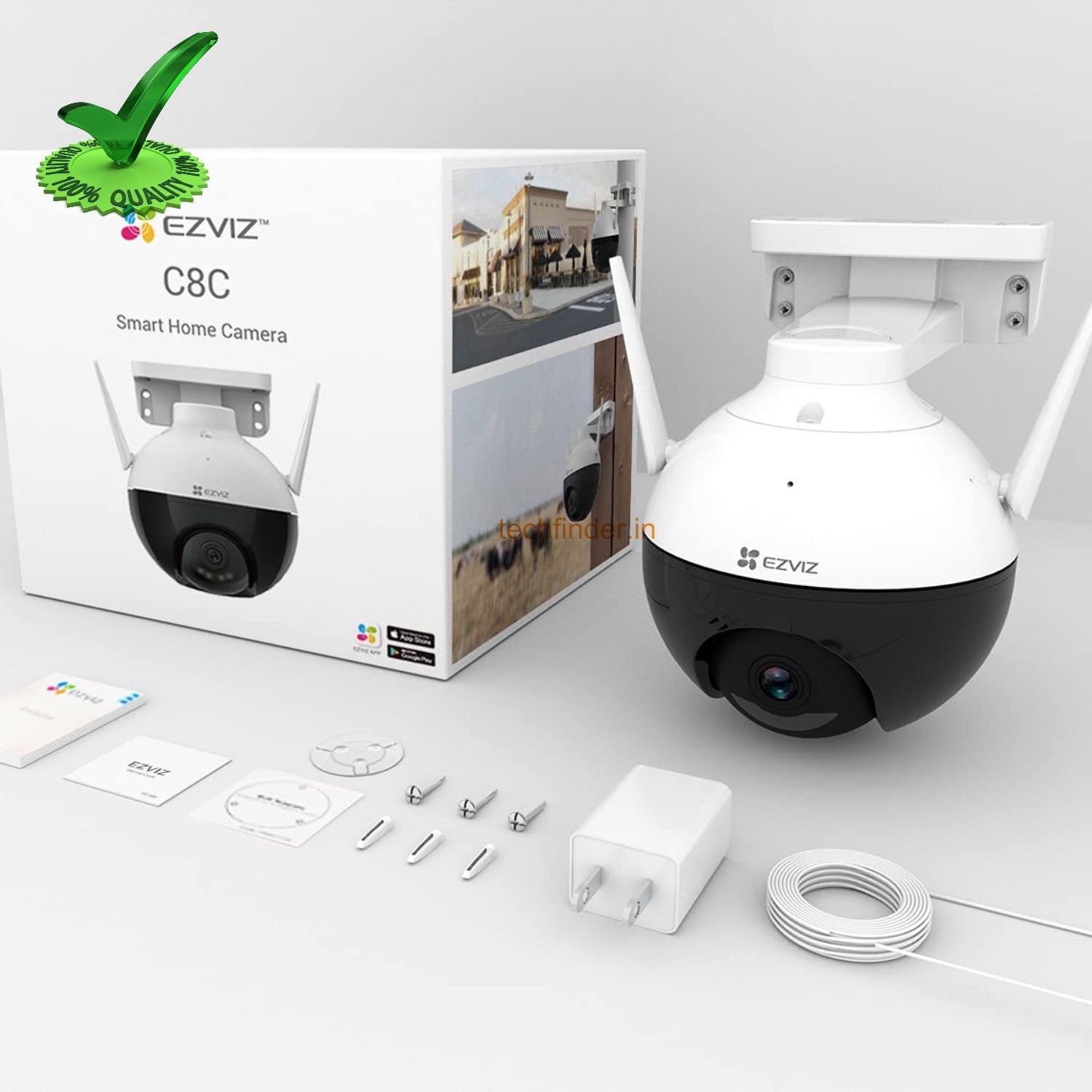 Ezviz C8C Outdoor 360degree Pan Tilt WiFi Cloud Camera 