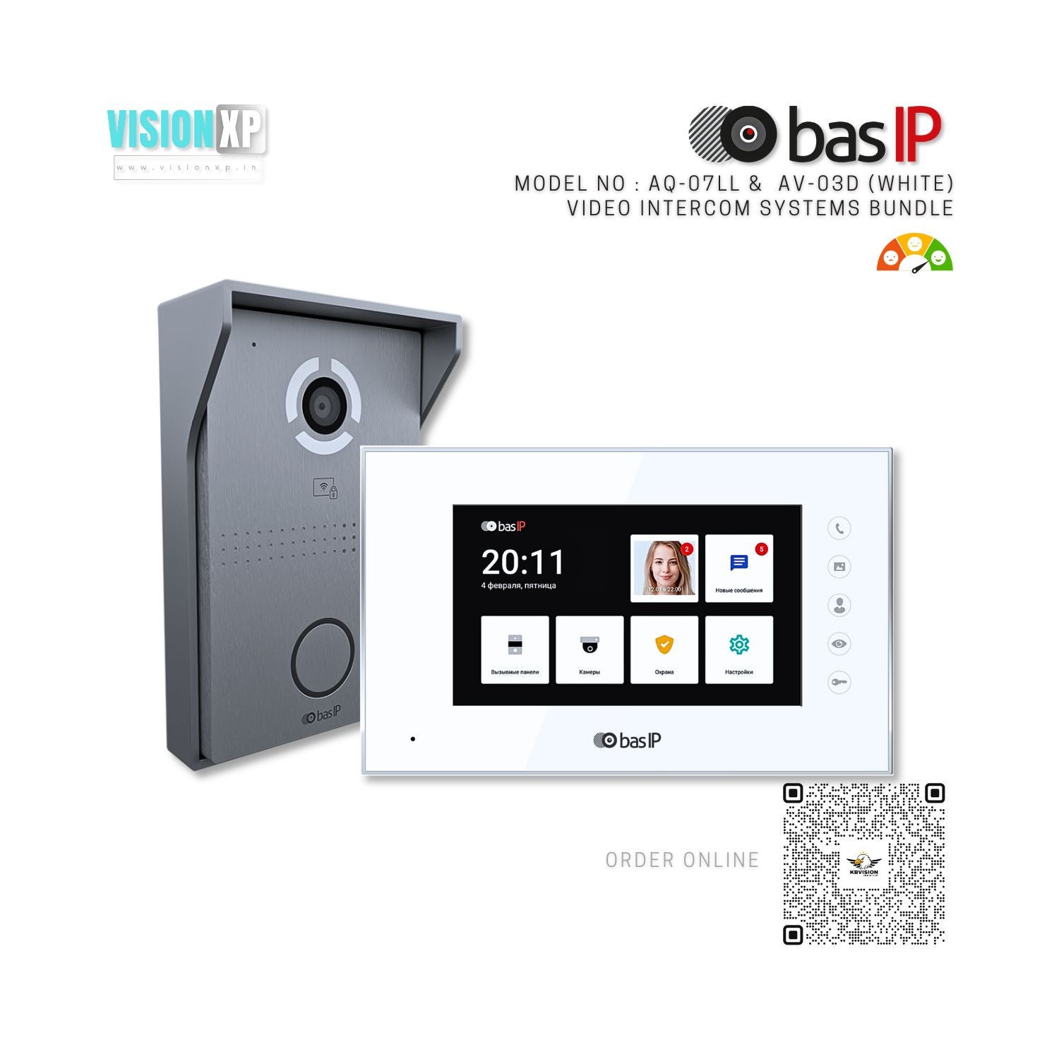 bas IP AQ-07LL bas IP AV-03D IP Video Intercom Systems
