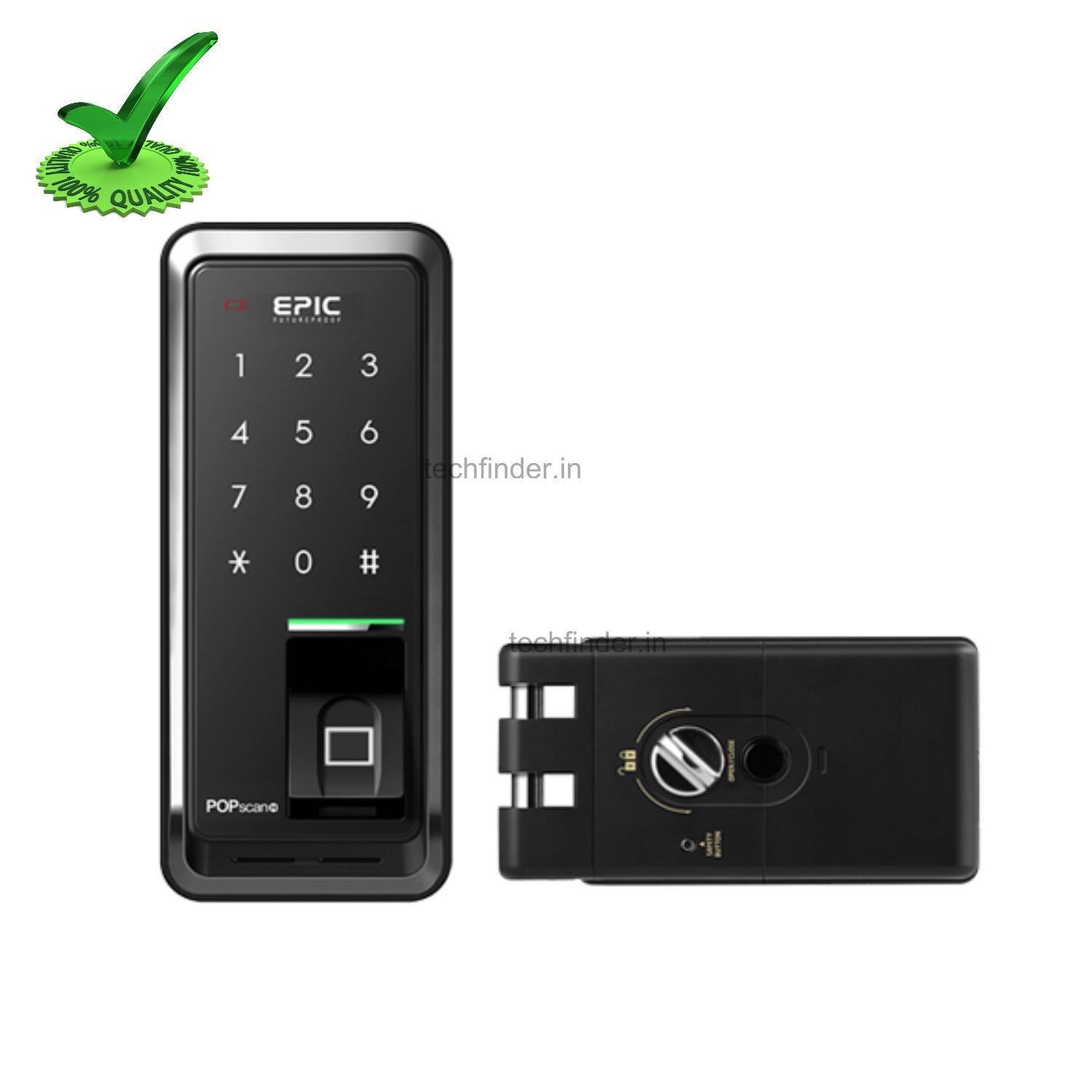 Epic POP SCAN_H Digital Rim Door Lock