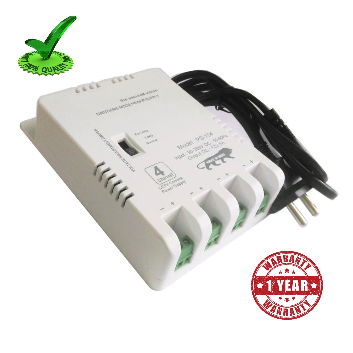 4 Camera Cctv Power Supply