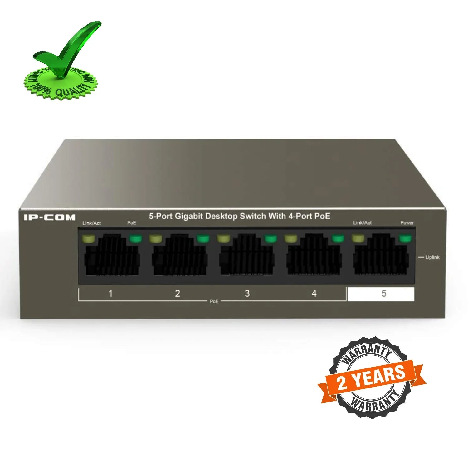 Generic Ip Switch ip-com G1105p-4-63w gigabit 5port poe switch – Techfinder Electronics ...