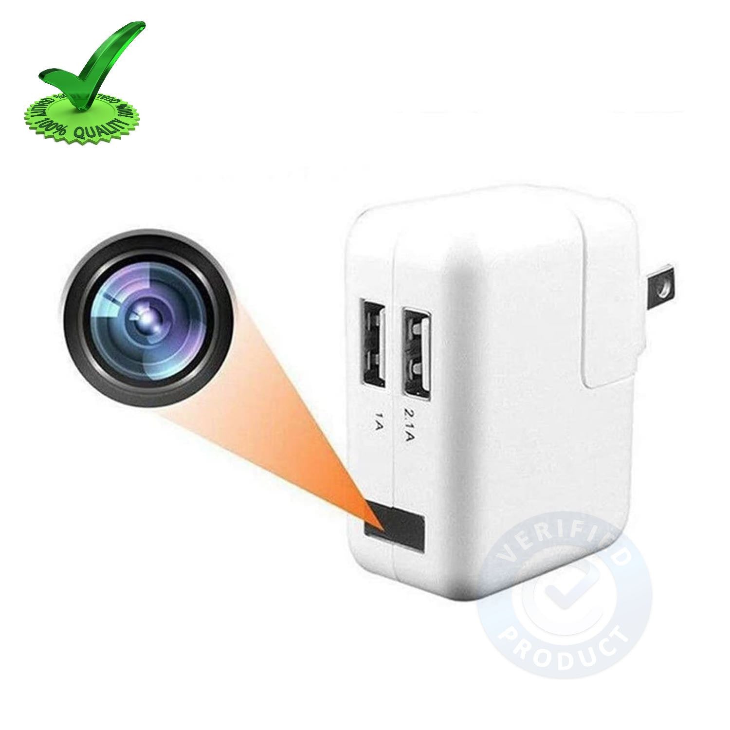 4k Wi-Fi Spy Hidden Camera with Recorder in Apple Usb Charger