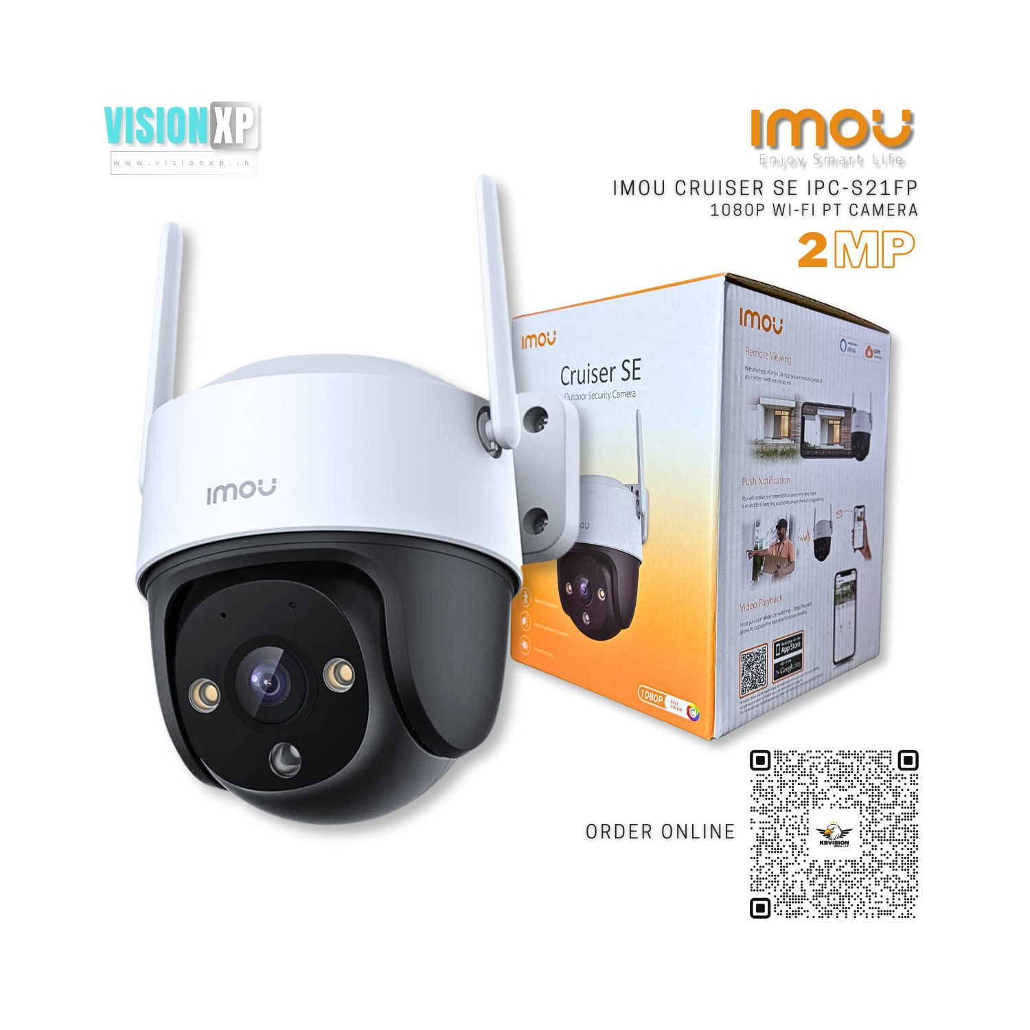 Imou Cruiser SE IPC-S21FP 1080P 2MP Full Colour Wi-Fi P&T Camera