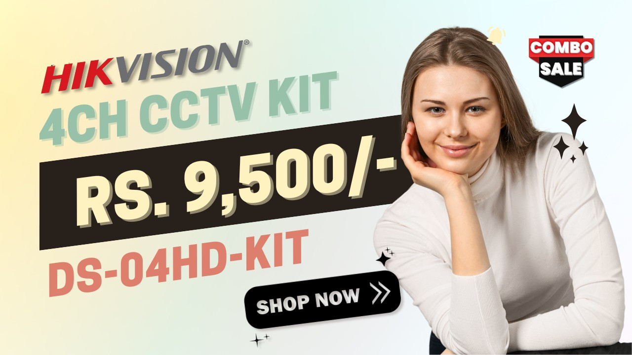 Hikvision DS-04HD-KIT 4Camera Combo Kit