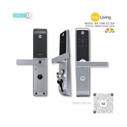 Yale YDM 3115 A Premium RFID Digital Card Door Lock (Silver)