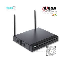 Dahua DHI-NVR1108HS-W-S2 8 Channel WiFi Network Video Recorder NVR