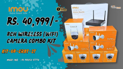 Imou Kit-08-CRBT-2T 8Ch Wireless Camera Combo Kit